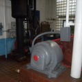 The Stevens Point Brewery's 50 hp motor for the Vilter ammonia pump still in use in 2021.